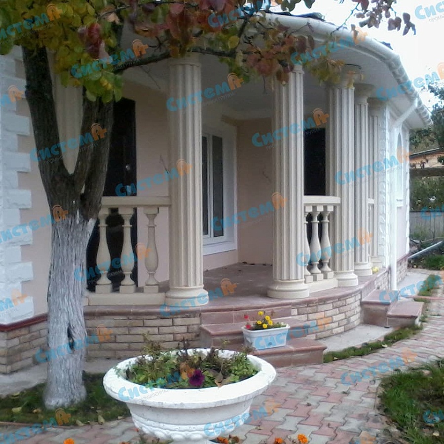 Основание колонны из пенопласта Основание колонны из пенопласта